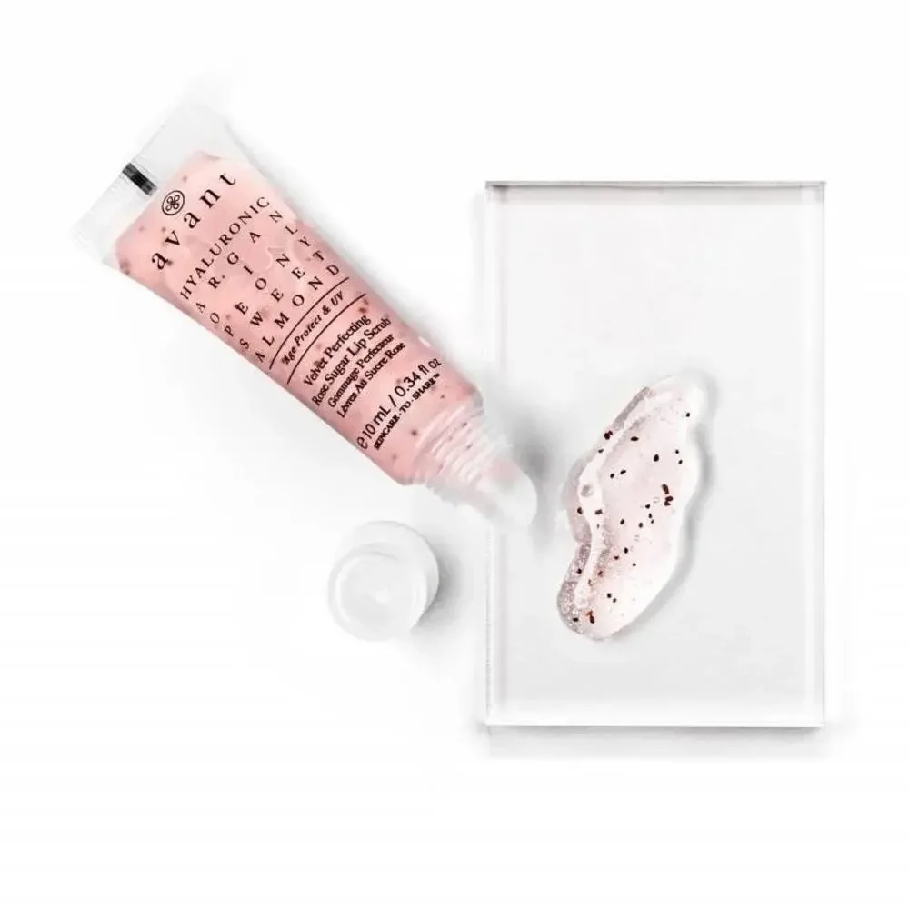 $69 New Avant Skincare Velvet Perfecting Rose Sugar Lip Scrub